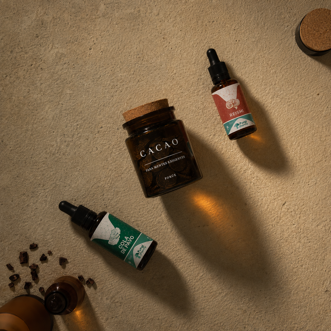 Reposo — Cacao, Reishi y Cola de Pavo